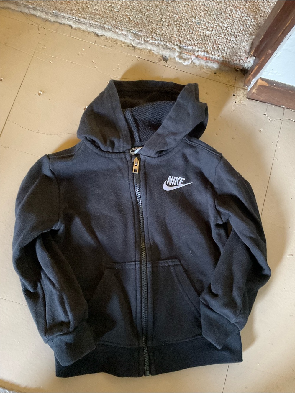 Nike Toddler Black Full Zip Hoodie Size 3T